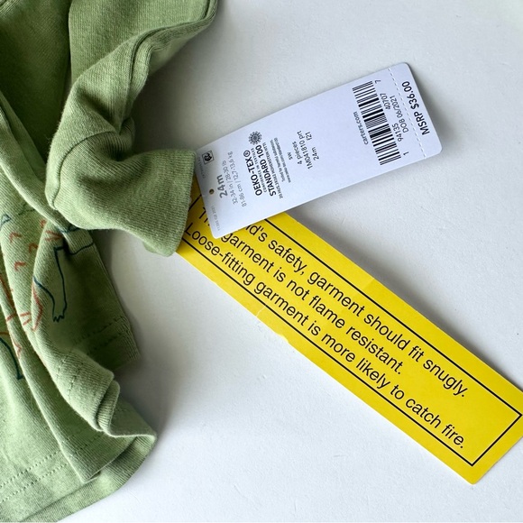 Carters Dinosaur Print Pajamas - Picture 3 of 6